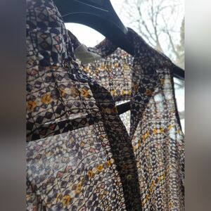 H&M Geometric Patterned Blouse - Multicolor